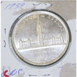 1939 UNCIRCULATED CANADA SILVER DOLLAR