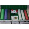 Image 1 : POKER SET IN SILVER CASE