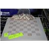 Image 1 : SOAPSTONE CHESSBOARD ON CHOICE:SQUARE