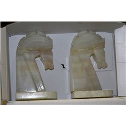 CHESS KNIGHT BOOK ENDS