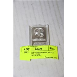 NORTHWEST TERRITORIAL MINT 1 OUNCE SILVER BAR