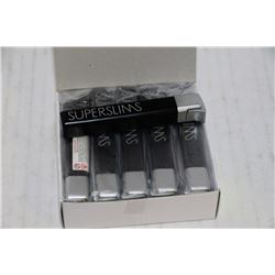 BOX OF 10 SUPERSLIMS LIGHTERS
