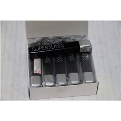 BOX OF 10 SUPERSLIMS LIGHTERS