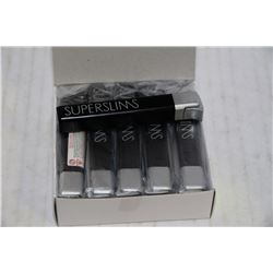 BOX OF 10 SUPERSLIMS LIGHTERS
