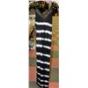 Image 1 : BLACK STRIPED SUMMER DRESS SIZE S