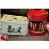 Image 1 : COCA COLA MINNIE MOUSE TINS X2