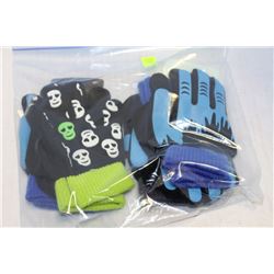 6 PACK OF SAFETY GLOW IN THE DARK GLOVES