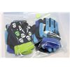 6 PACK OF SAFETY GLOW IN THE DARK GLOVES