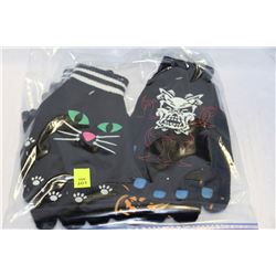 6 PACK OF SAFETY GLOW IN THE DARK GLOVES