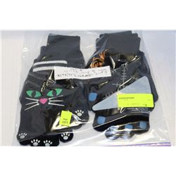 6 PACK OF SAFETY GLOW IN THE DARK GLOVES