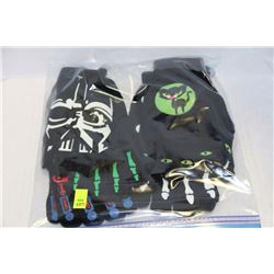 6 PACK OF SAFETY GLOW IN THE DARK GLOVES