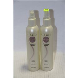 2 BOTTLES OF BIOSILK SMOOTHING SOLUTION