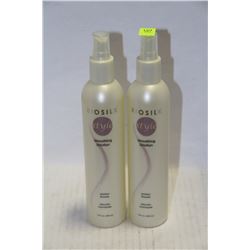 2 BOTTLES OF BIOSILK SMOOTHING SOLUTION