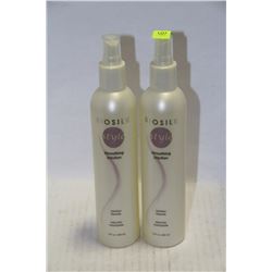 2 BOTTLES OF BIOSILK SMOOTHING SOLUTION