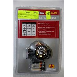 NEW PELICAN HEADLAMP LIGHT WITH BATTERIES