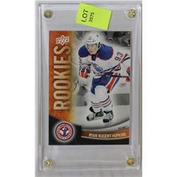 UPPER DECK RYAN NUGENT-HOPKINS ROOCKIE CARD