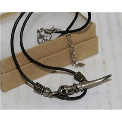 SKULL & HORN CHOKER