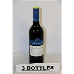 3 BOTTLES OF LINDEMANNS MERLOT