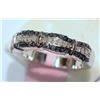 Image 1 : #1-STERLING SILVER DIAMOND (0.60CT) RING