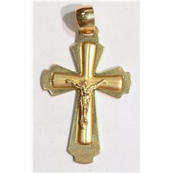 #7-10K GOLD CROSS PENDANT (APP. 2.28G)