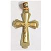 Image 1 : #7-10K GOLD CROSS PENDANT (APP. 2.28G)