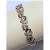 Image 1 : #11-STERLING SILVER DIAMOND (0.50CT) BRACELET