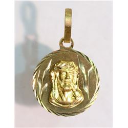 #23-10K GOLD JESUS CHRIST PENDANT ( APP. 1.5G)