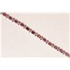 Image 2 : #25-STERLING SILVER RUBY (7.95CT) BRACELET