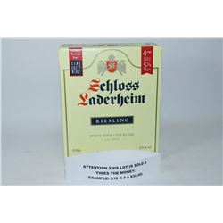 4L SCHLOSS SADERHEIM RIESLING WHITE WINE  11.5% X3