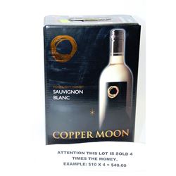3L BOX OF COPPER MOON WHITE WINE 12.5% X4