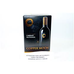 3L BOX OF COPPER MOON CABERNET SAUVIGNON 12.5% X4