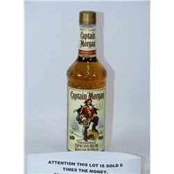 750ML BOTTLE OF CAPTAIN MORGAN SPICED RUM 35% X6