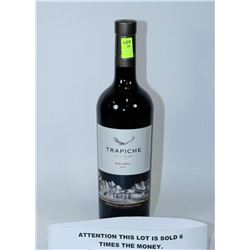 750ML BOTTLE OF TRAPICHE 2013 MALBEC X6