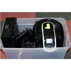 BOX WITH KEURIG SYSTEM, GEORGE FOREMAN GRILL  AND