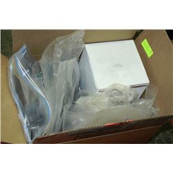 BOX OF ASSORTMENT METAL WIND SPINNERS,SMALL AND