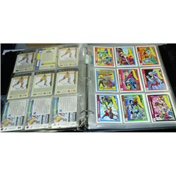 BINDER WITH COLLECTOR CARDS INCLUDING MARVEL,