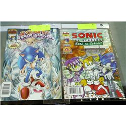 SONIC COLLECTOR COMIC BOOKS X2