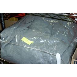 GREY MID-SIZE CAR COVER - IN EXC. COND. -
