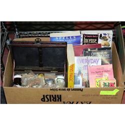 BOX OF WITCHCRAFT SUPPLIES - POTIONS,