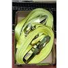 Image 1 : BOX W/ 2 NEW WEB TIE-DOWN STRAPS,