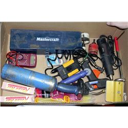 BOX W/MILWAUKEE HEAT TOOL,