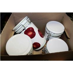 SET OF 4 CANNISTERS