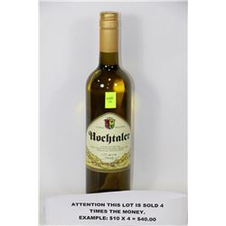 750ML BOTTLE OF HOCHTALER DRY TABLE WINE 11.5% X4