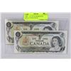 Image 1 : GEM UNC 1973 $1 BANKNOTES CONSECUTIVE S/N X2