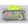 Image 1 : HIGH GRADE 1969 TWENTY DOLLAR BANKNOTE