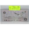 Image 1 : SCARCE UNC 1989 ADX PREFIX $10 REPLACEMENT NOTE