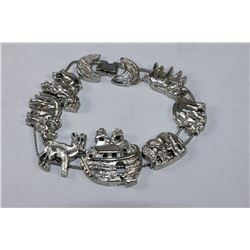 VINTAGE NOAH'S ARK SLIDER BRACELET -