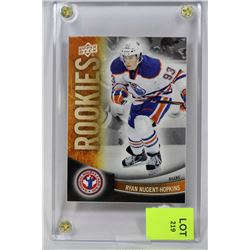 2012 UPPER DECK RYAN NUGENT-HOPKINS ROOKIE CARD
