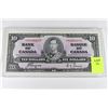 Image 1 : 1937 BANK OF CANADA CASED $10.00 NOTE UNCIRCULATED