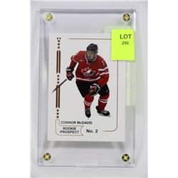 2014 TEAM CANADA CONNOR MCDAVID ROOKIE PROSPECT